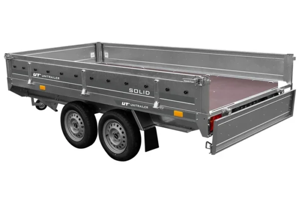 UNITRAILER SOLID 300/2 – 2-Achs-Anhänger 304 × 153 cm, 750 kg