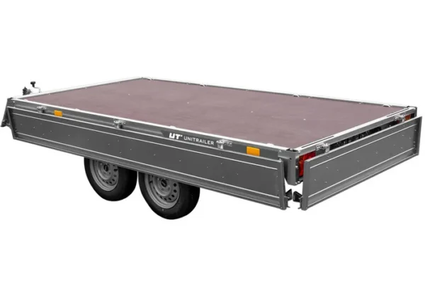 UNITRAILER SOLID 300/2 – 2-Achs-Anhänger 304 × 153 cm, 750 kg